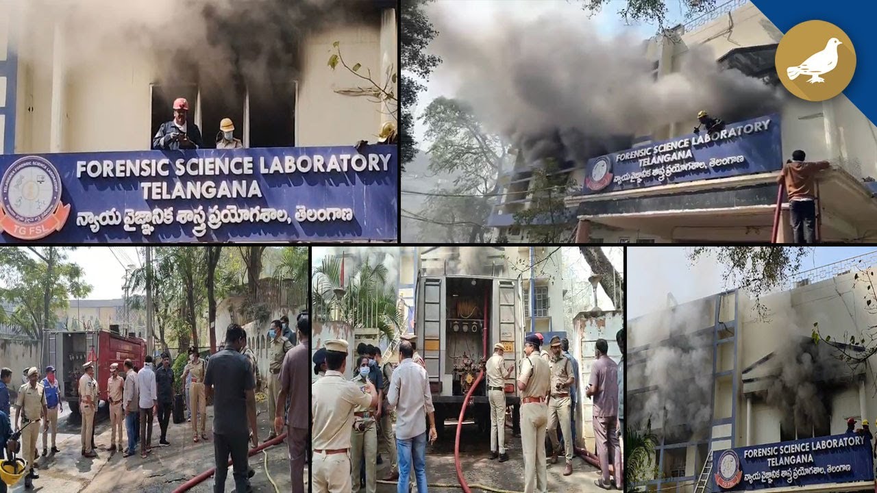 Fire breaks out at Nampally's Telangana Forensic Science Laboratory