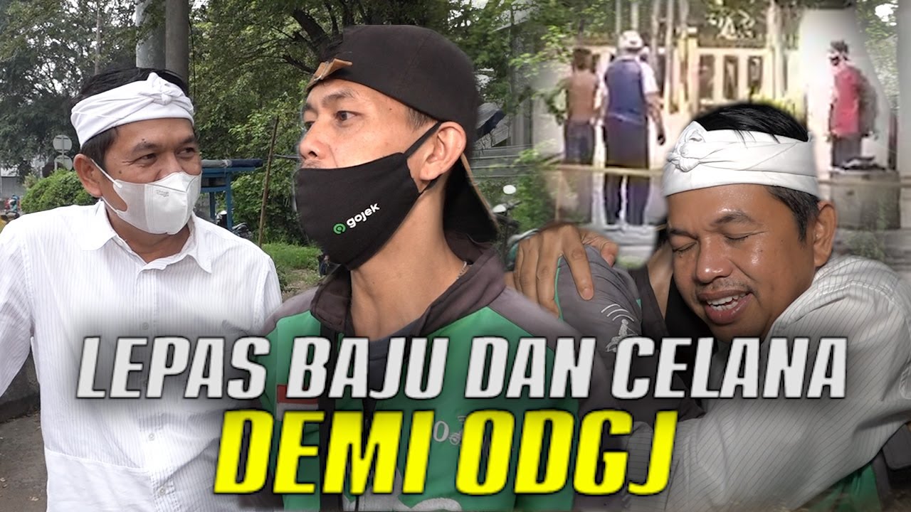 DEMI MENOLONG ODGJ YG TEL4NJ4NG BUL4T|MANG ARI OJOL KOTA BANDUNG|LEP4S BAJU&CELANA UNTUK DIPAKAINYA