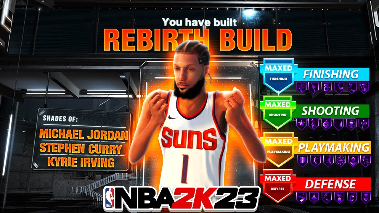 THIS GLITCHED REBIRTH BUILD is PERFECT in NBA 2K23! DEMIGD ISO BUILD!
