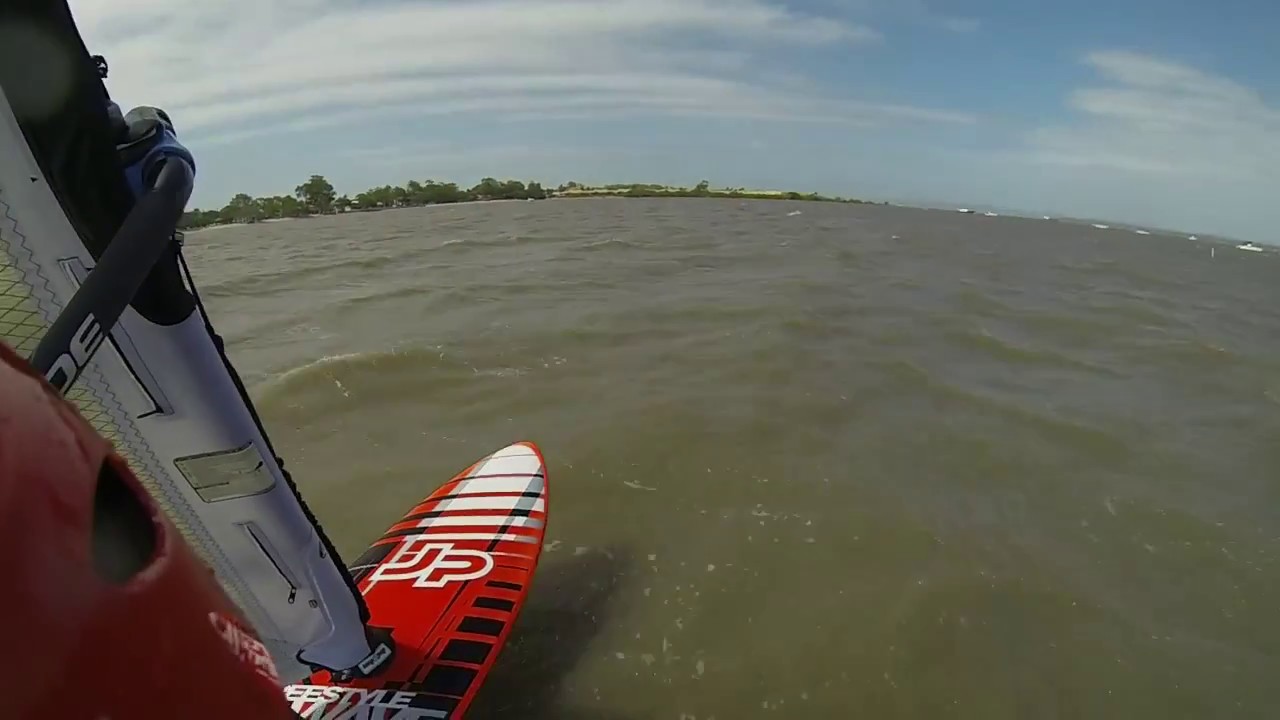 Windsurfing 19/1/17 Victoria Point Neilpryde EVO5 6.4m JP Freestyle Wave 93L
