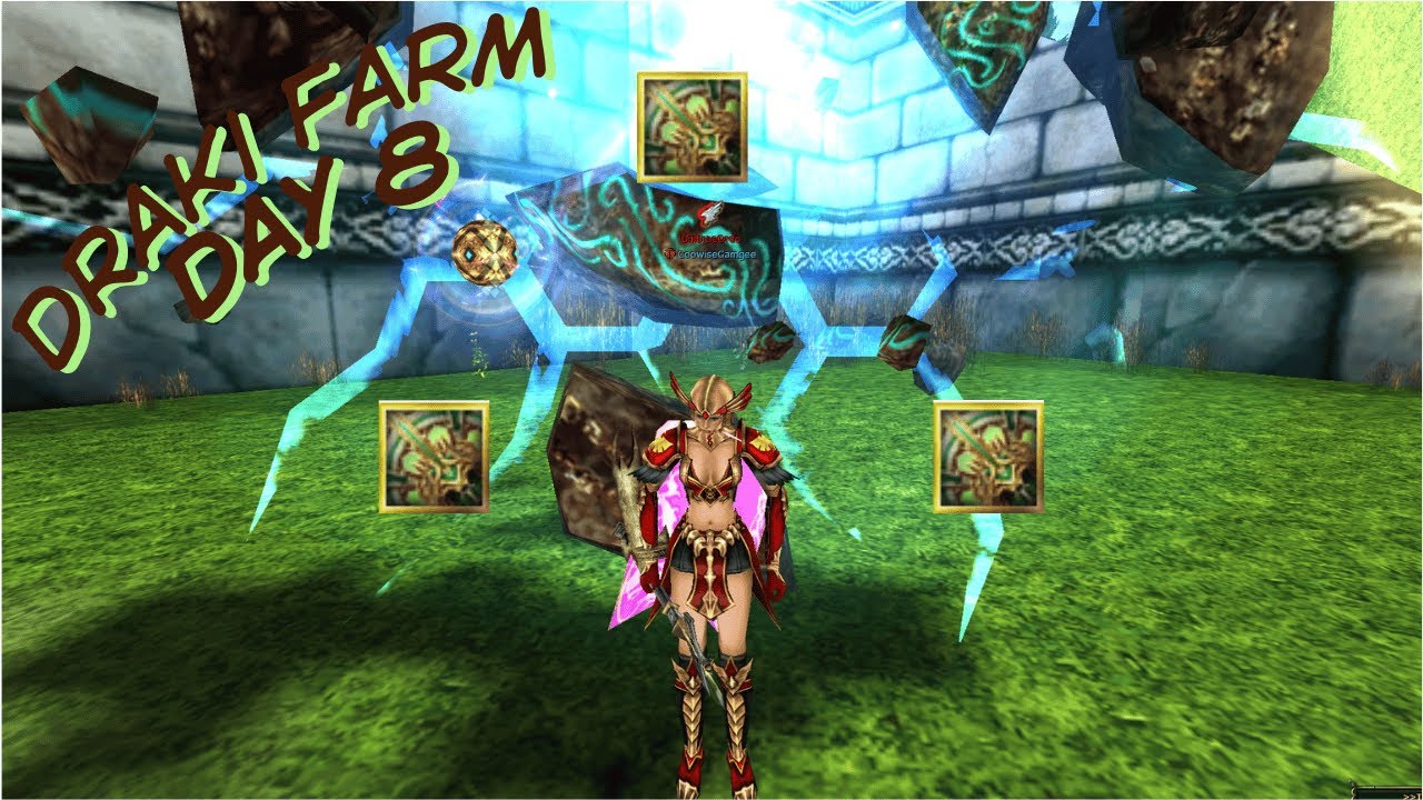 Draki Farm Day #8 / 4 Karakter 12 Tur Draki Tower / JR / BDW / #knightonline
