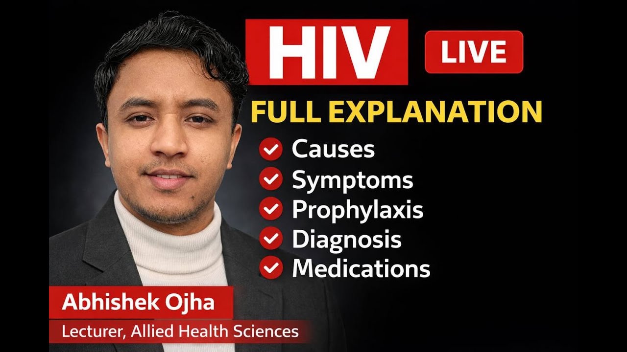All about HIV (AIDS) #HIV #DMLT #BMLT #HSSC #AIIMS #BSF #RRB #MPgroup5 #PGI #2026