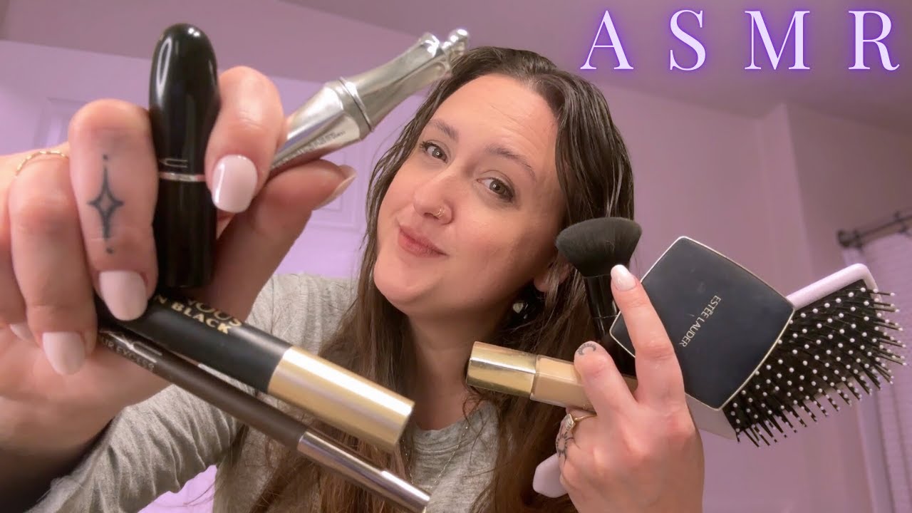 ASMR | Doing my Outdated Makeup Routine (CHAOTIC)