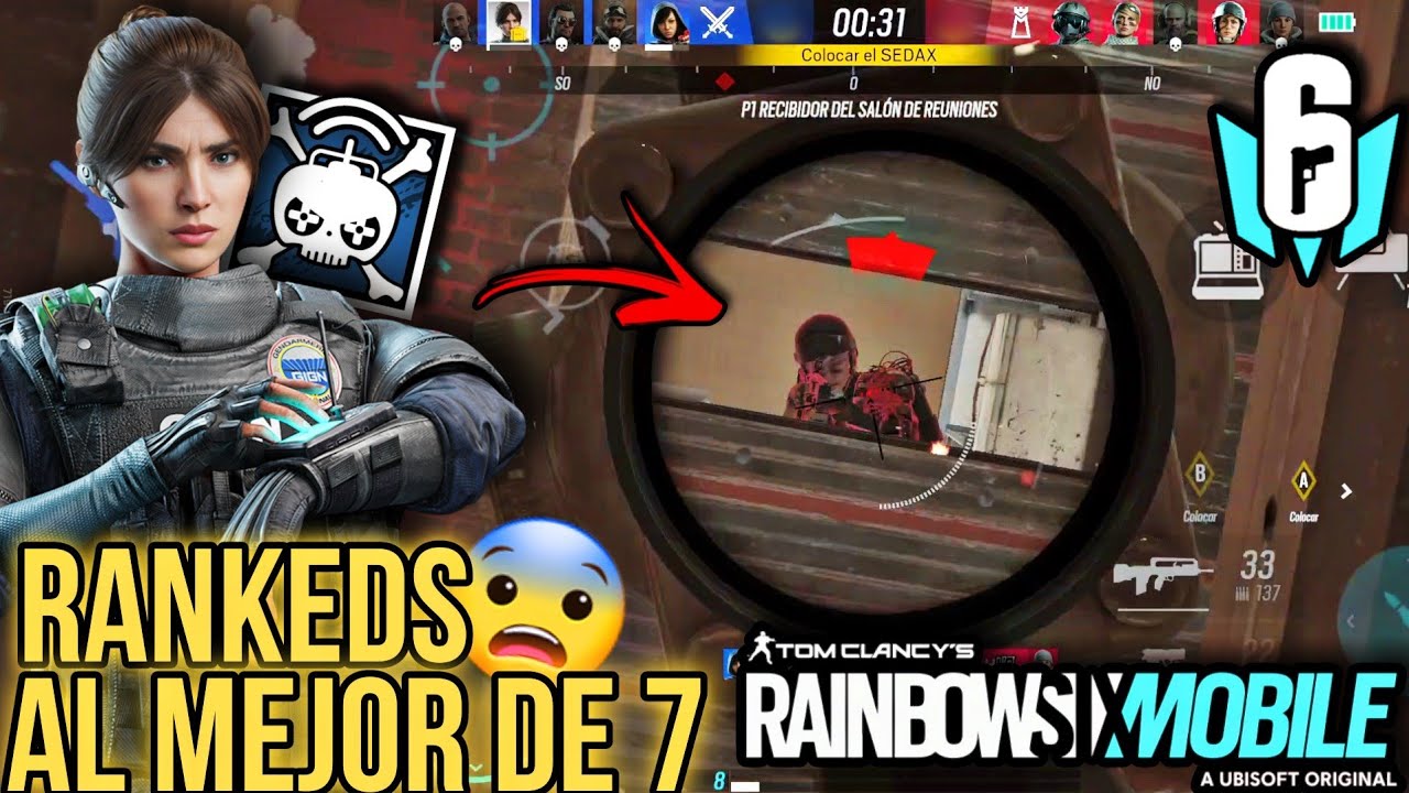 JUGANDO EL EVENTO de CLASIFICATORIA AL MEJOR DE 7 en Rainbow Six Mobile R6M 😯😨
