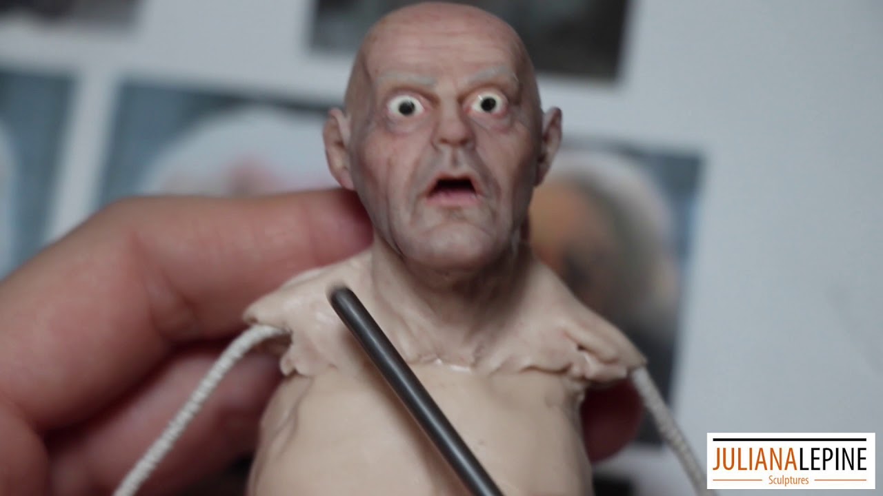 Doc. Emmett Brown Sculpture- making of