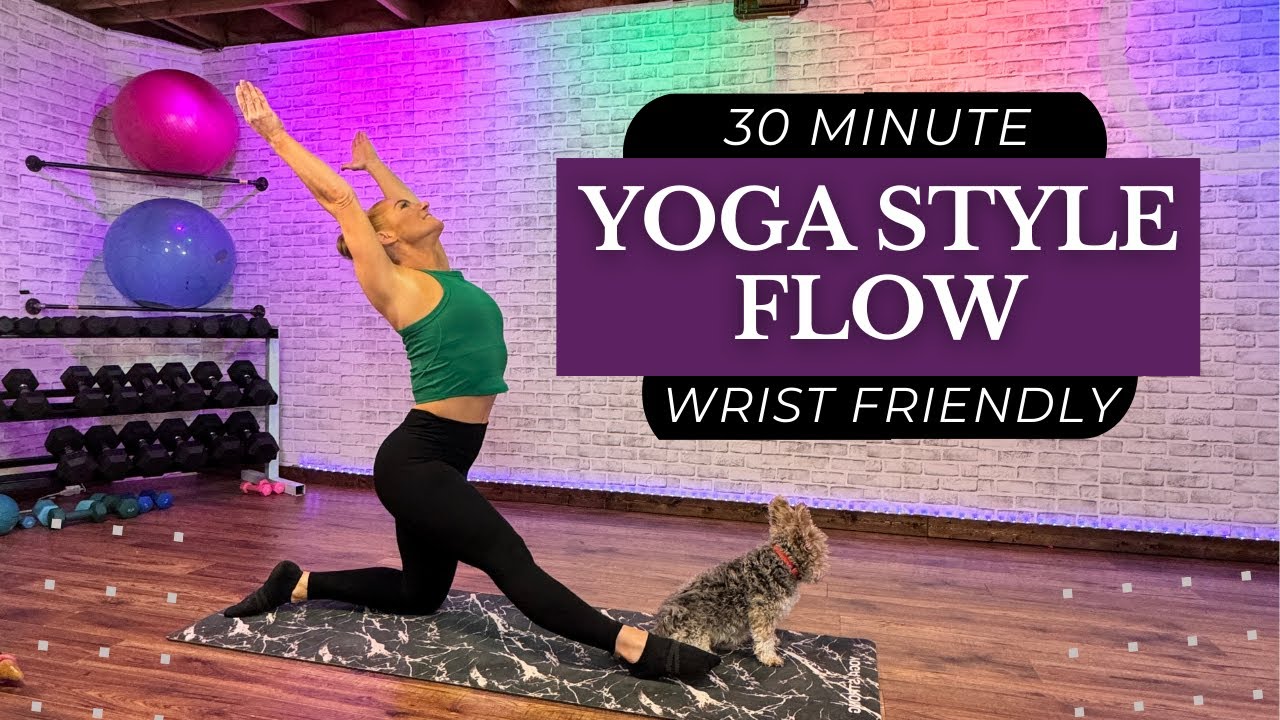 30 MInute SWEATY YOGA FLOW  STYLE  MOBILITY | WRIST FRIENDLY
