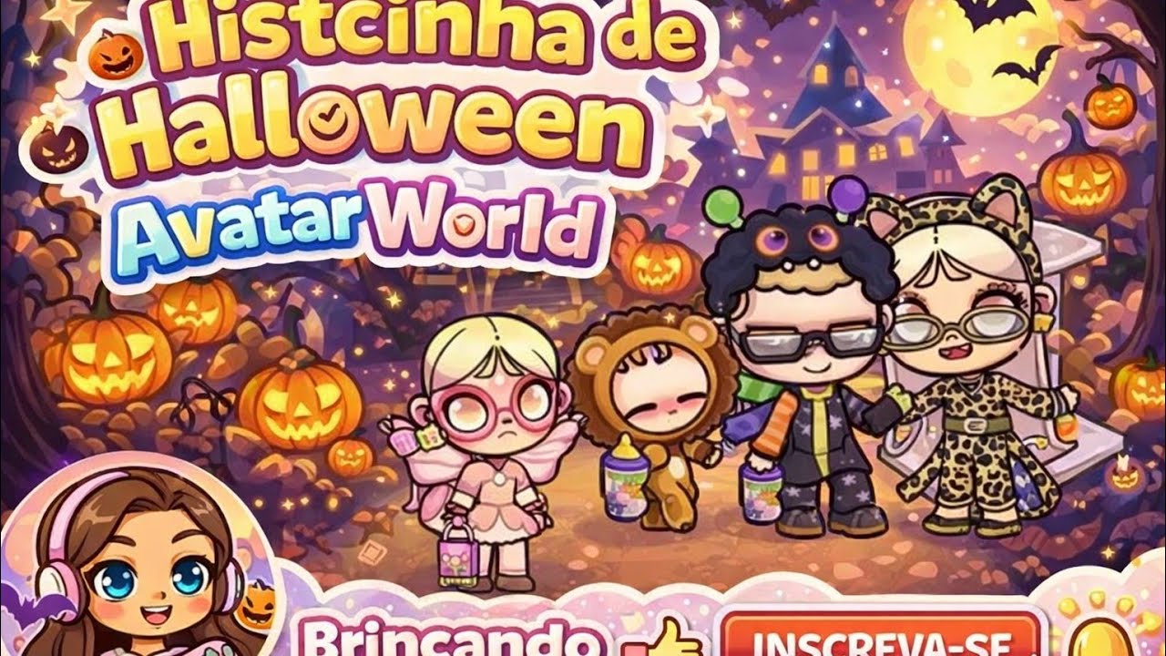 Historinha de halloween 🎃 #avatarworldgame #halloween #avatarworld #tocaboca #tocalifeworld 