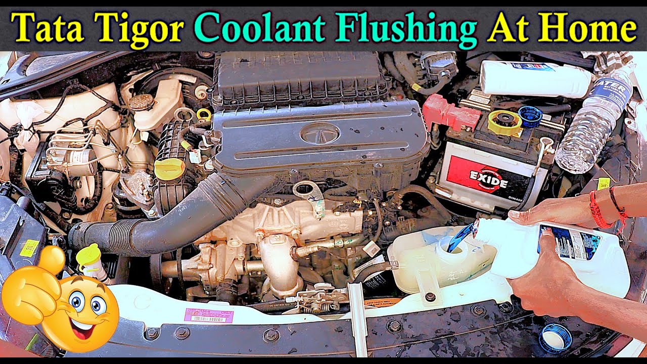 Tata Tigor Coolant Change Full Process | Tata Tigor/Tiago Coolant change at home | Coolant Change