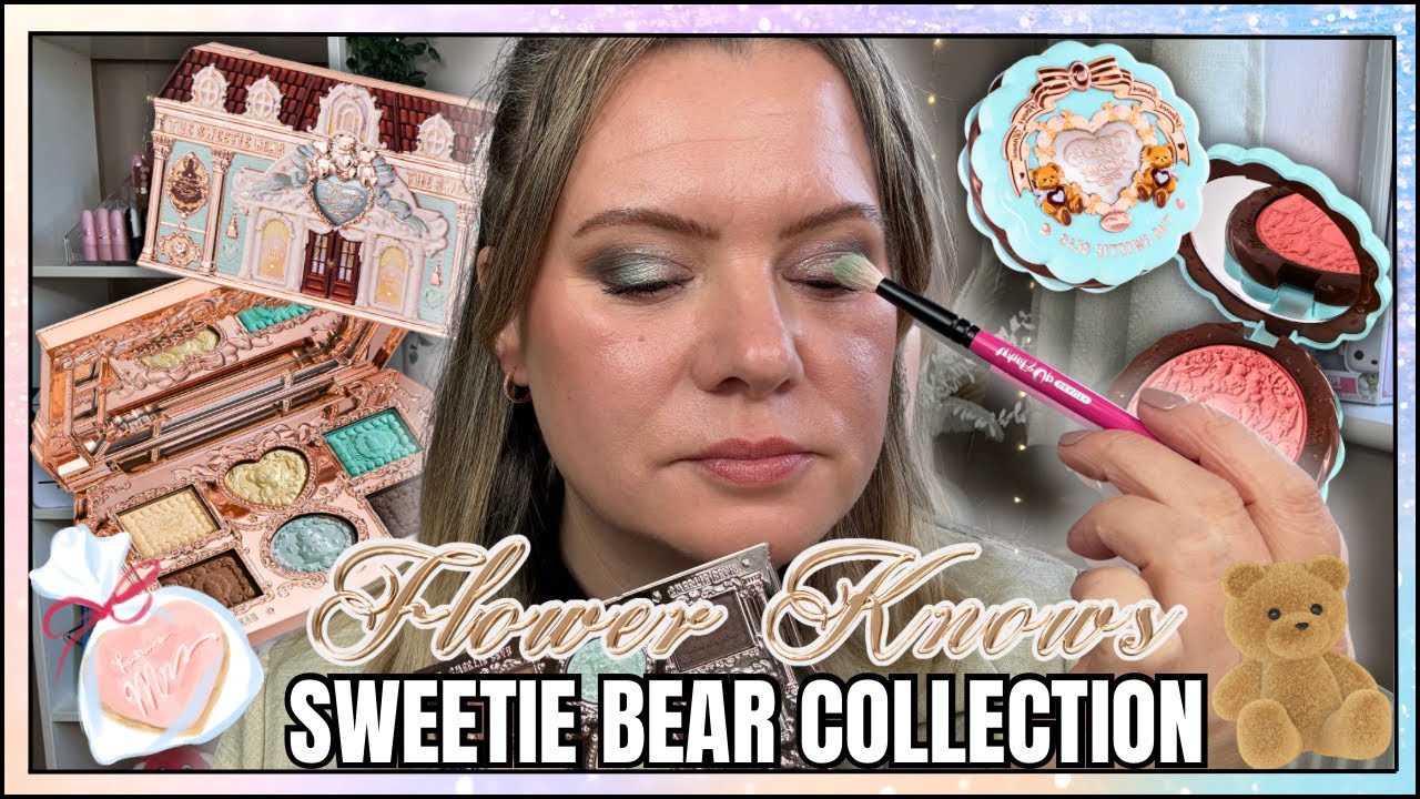 🧸 FLOWER KNOWS SWEETIE BEAR Makeup Collection Review & Swatches | Is It Worth It? | Clare Walch