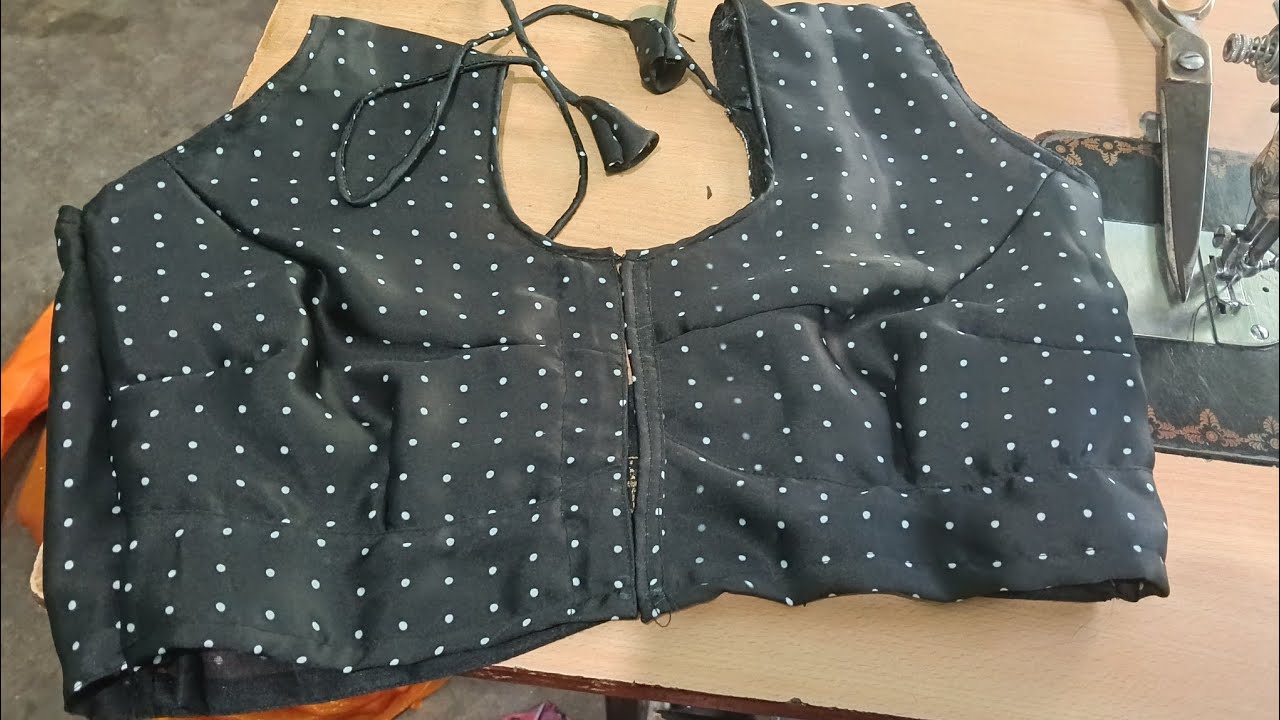 Astar dar blouse sleevelessअस्तर दार ब्लाउजस्लीवलेस  सिलाई करनासिखे 🙏