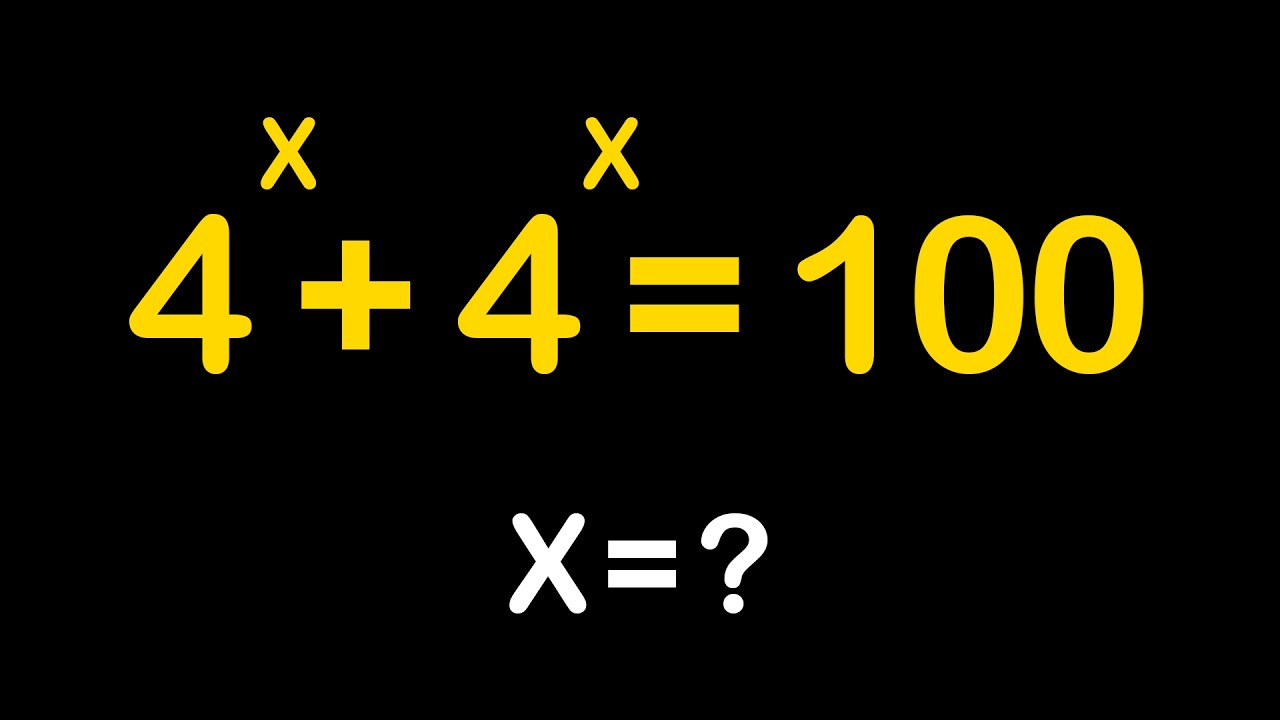 Germany | Don't get stuck on this exponential problem! | Solve for X