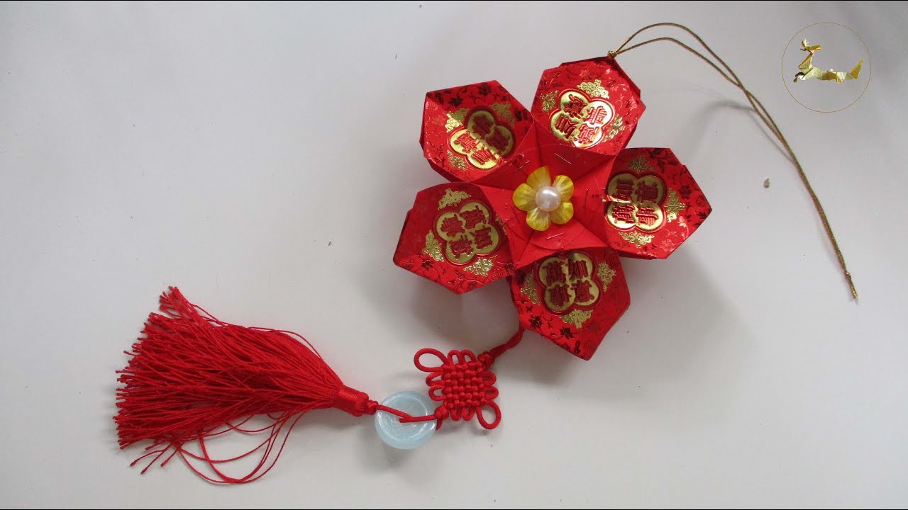How to make 10-unit Hongbao Star Lantern (CNY TUTORIAL NO. 120)