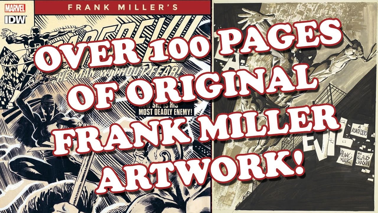 Frank Miller! 100+ Pages of Original Art in the FM Artifact Edition!