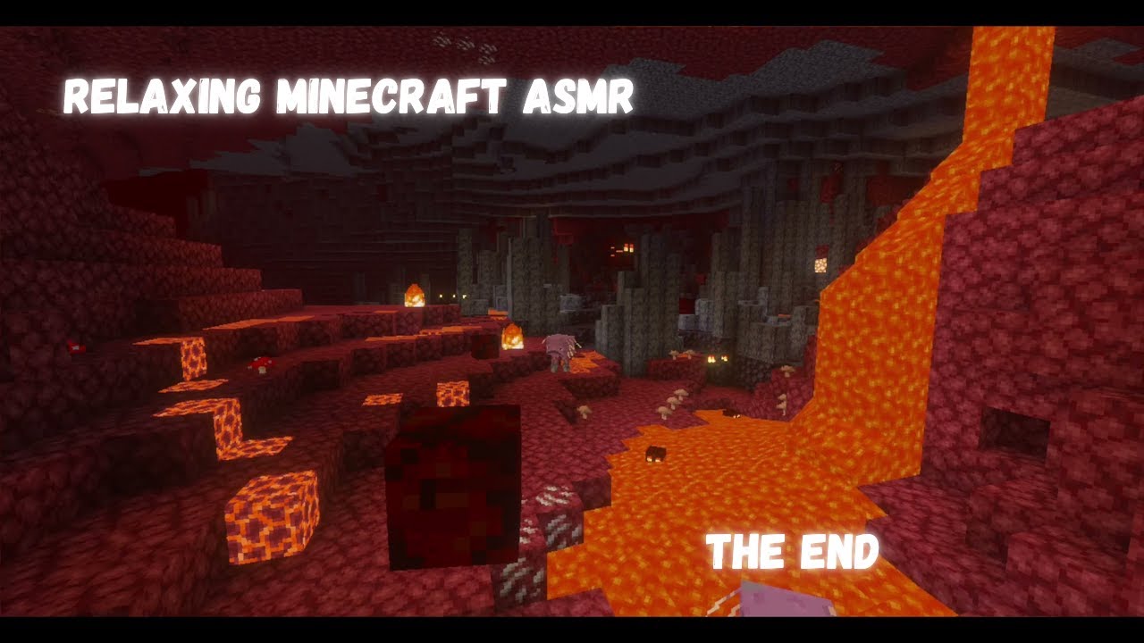 Minecraft ambience ASMR - The Nether (no commentary) 4HR