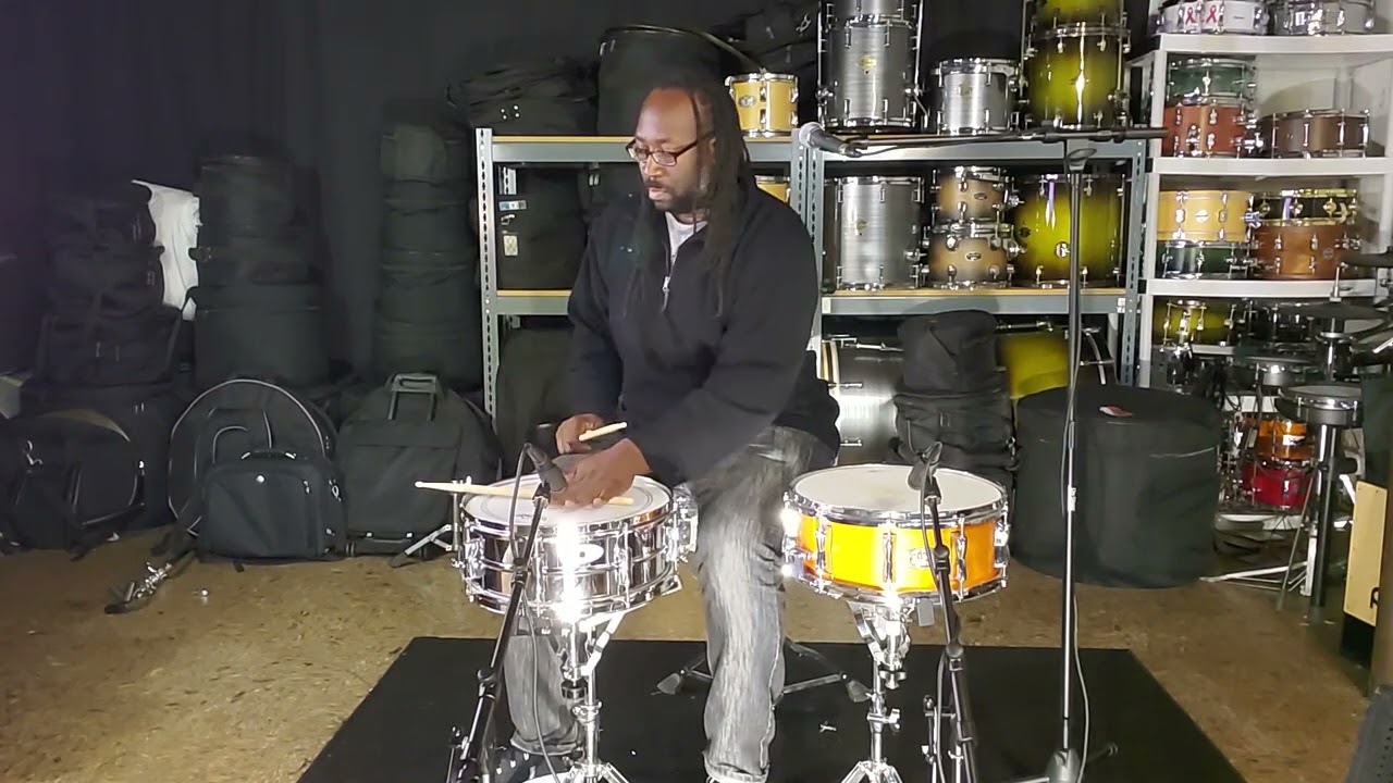 Yamaha Stage Custom Snare VS Pearl Sensitone Snare