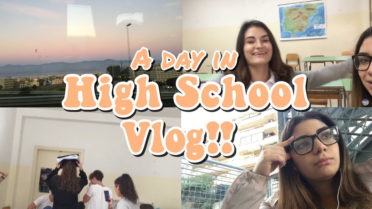 A day in an ITALIAN high school vlog!!!