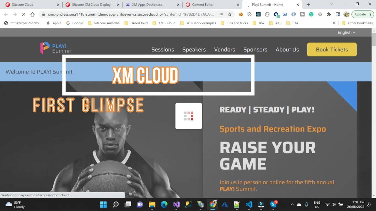 Starting with Sitecore XM Cloud - First glimpse - Episode 1