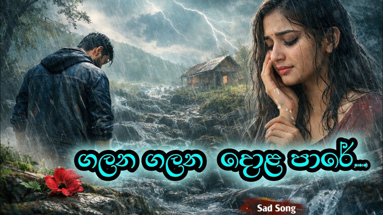 🌊💔Galana Galana Dola Paare | ගලන ගලන දොළ පාරේ 💔🌊 