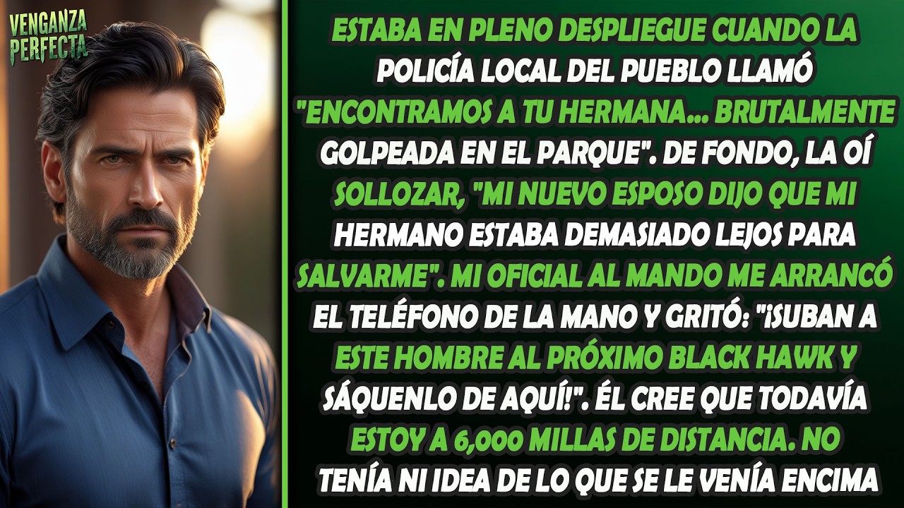 El nuevo marido de mi hermana le pegó creyendo que yo no iba a volver. No sabía lo que le esperaba..