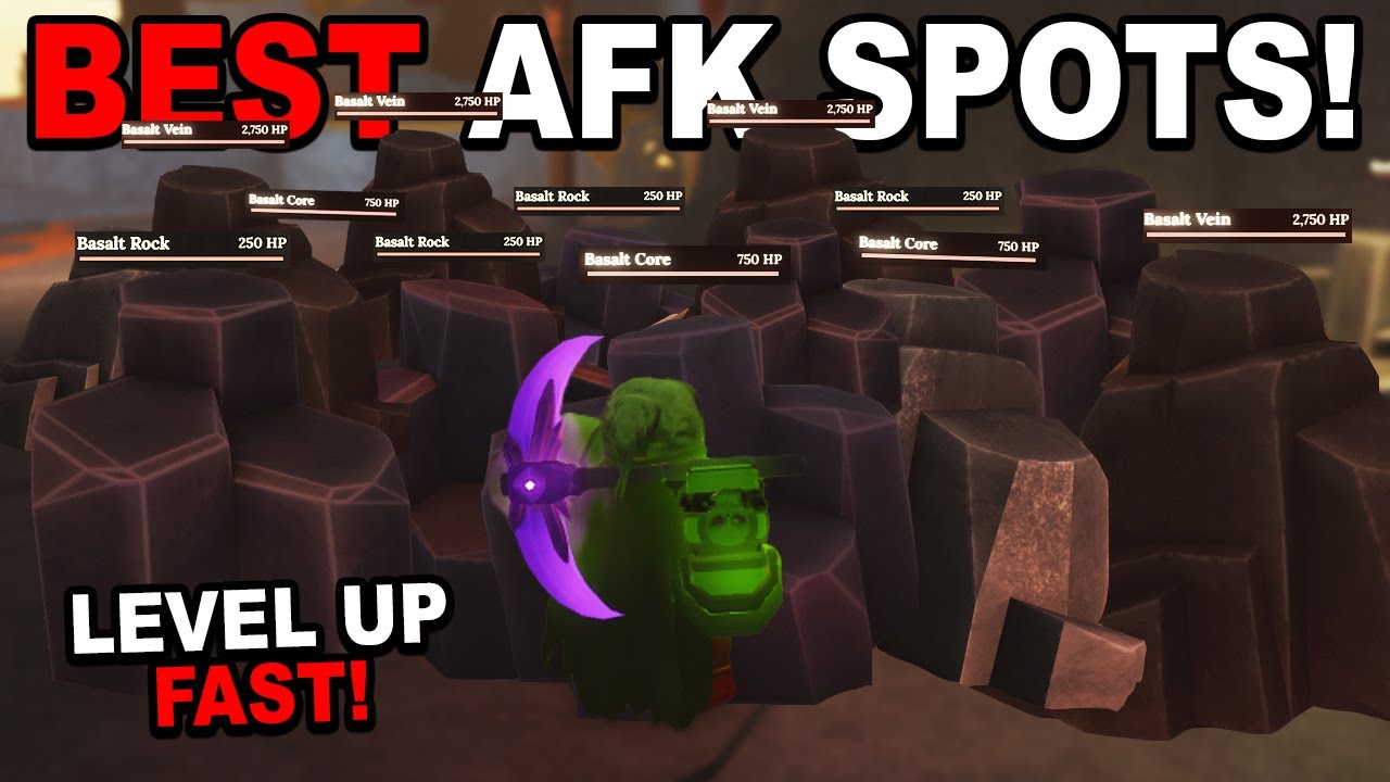 ЛУЧШИЕ МЕСТА ДЛЯ AFK!! в The Forge Roblox