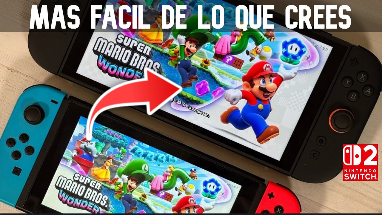 COMO TRANSFERIR TUS DATOS A TU NINTENDO SWITCH 2 DESDE LA NINTENDO SWITCH 1 MUY FACIL✅ ✅