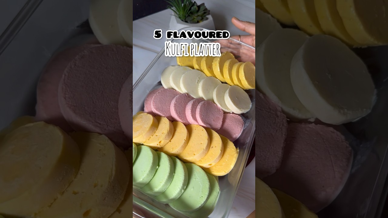 5 flavoured roll cut kulfi 