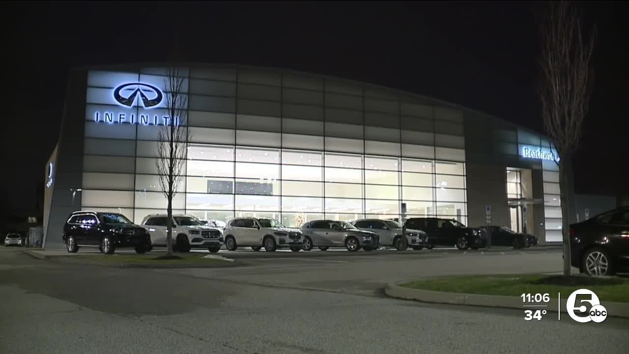 2 cars recovered after multiple vandalized, stolen from Infiniti car dealerships
