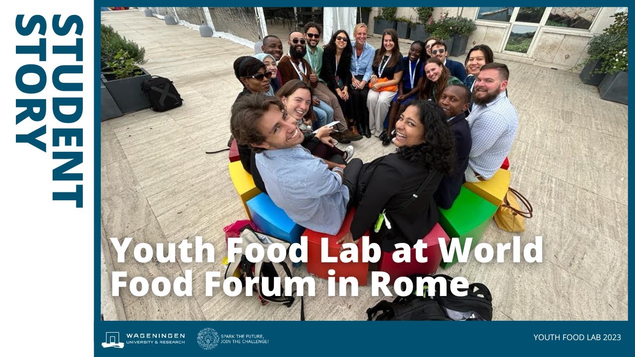 Vlog: Youth Food Lab 2023 at the FAO World Food Forum flagship event Rome. A student story by Yasmin
