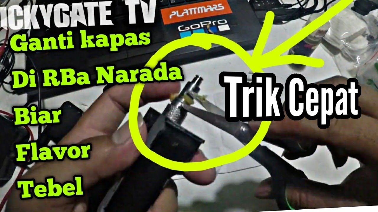 Druga NARADA TRIK Ganti Kapas Yang Baik| TRIK CEPAT DAN MUDAH VAPE!!!!