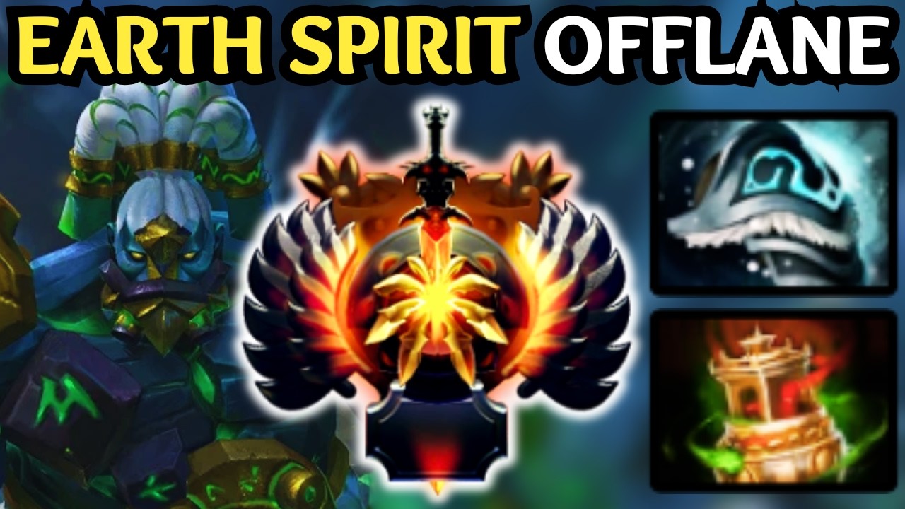 🔥 8000 MMR Unstoppable EARTH SPIRIT Offlane — Stone Combo Domination | Dota 2 Gameplay 🔥