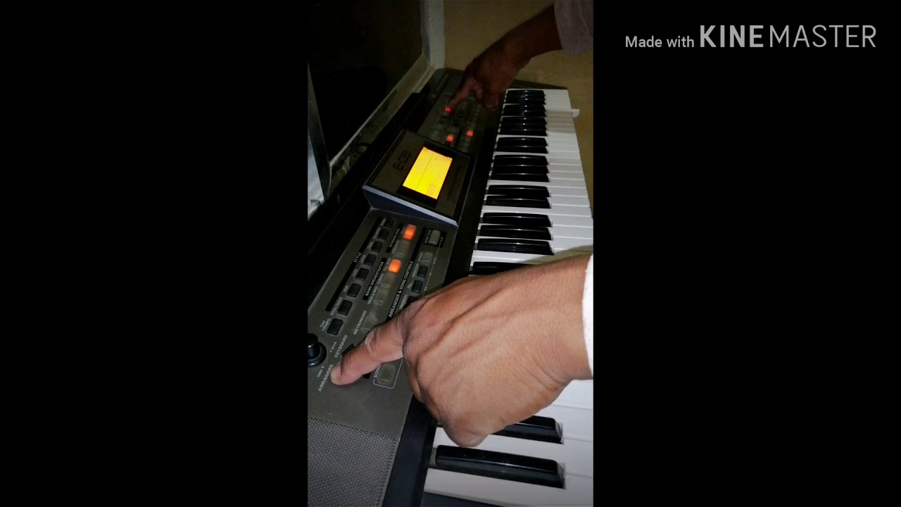 Teclado Roland E09. Ajustando os volumes DUAL.