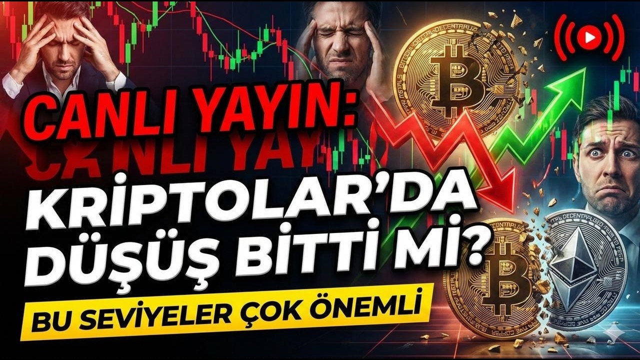 CANLI YAYIN-KRİPTOLAR’DA DÜŞÜŞ BİTTİ Mİ? BU SEVİYELER ÇOK ÖNEMLİ!!!  #bitcoin #kripto #altcoin