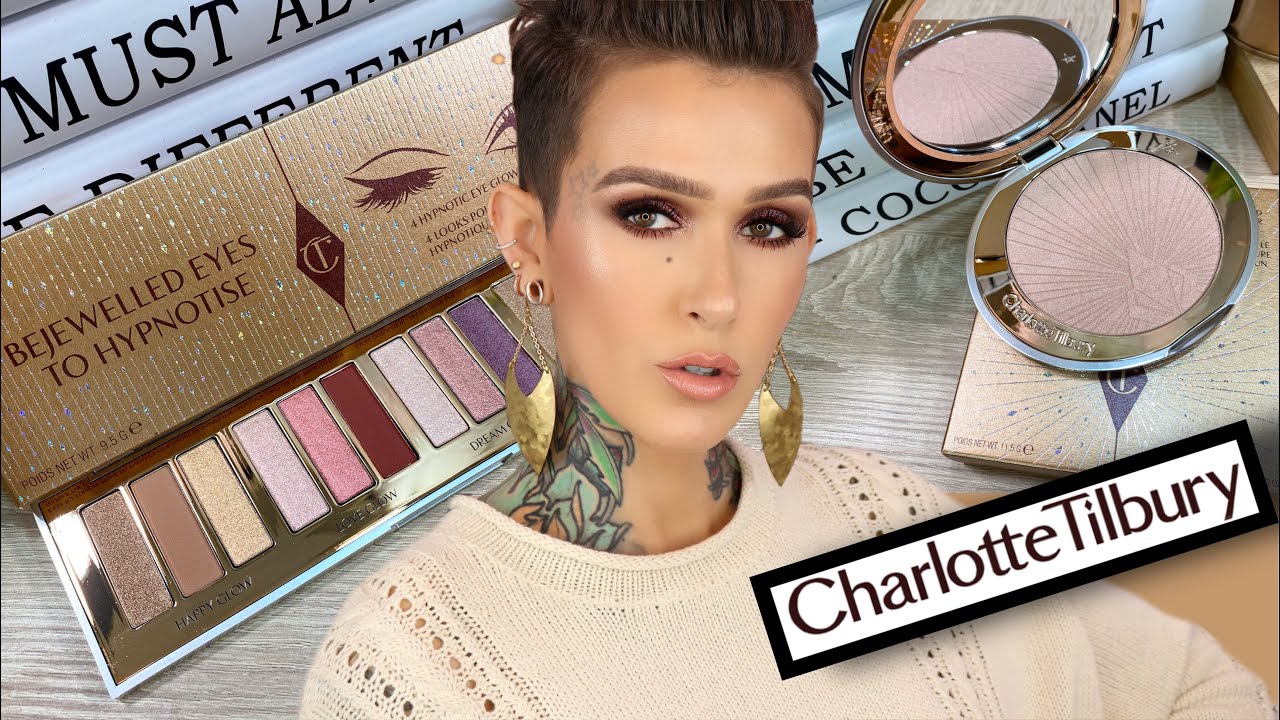 НОВАЯ палетка теней Charlotte Tilbury Bejeweled Eyes to Hypnotize и сияющий хайлайтер Hollywood S...