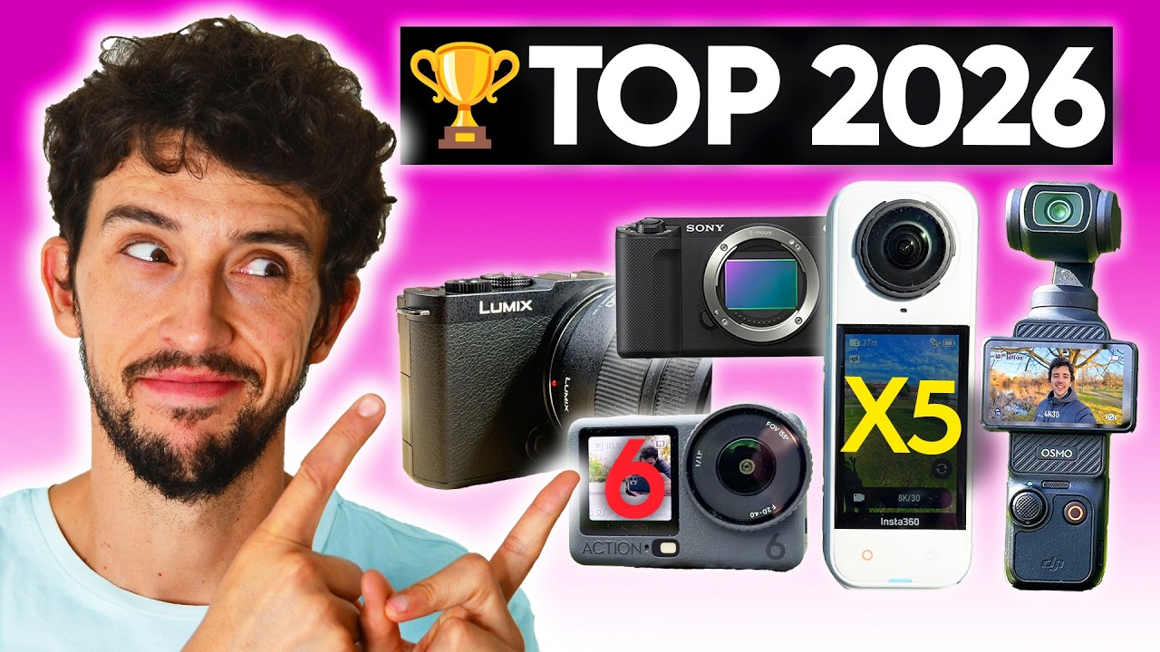 5 Mejores C&Aacute;MARAS para GRABAR V&Iacute;DEO en 2026 🥇