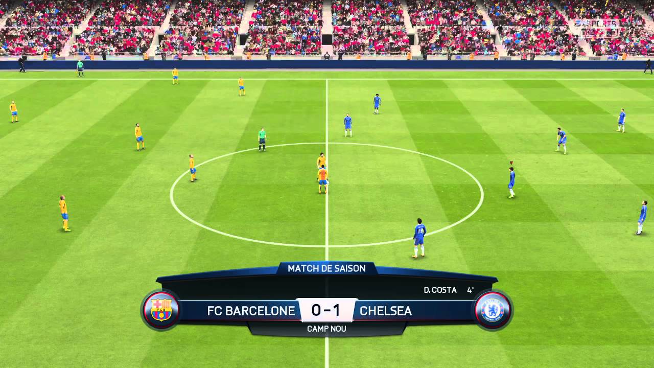 FIFA 16 double goal Tête de loin (Barça-Chelsea)