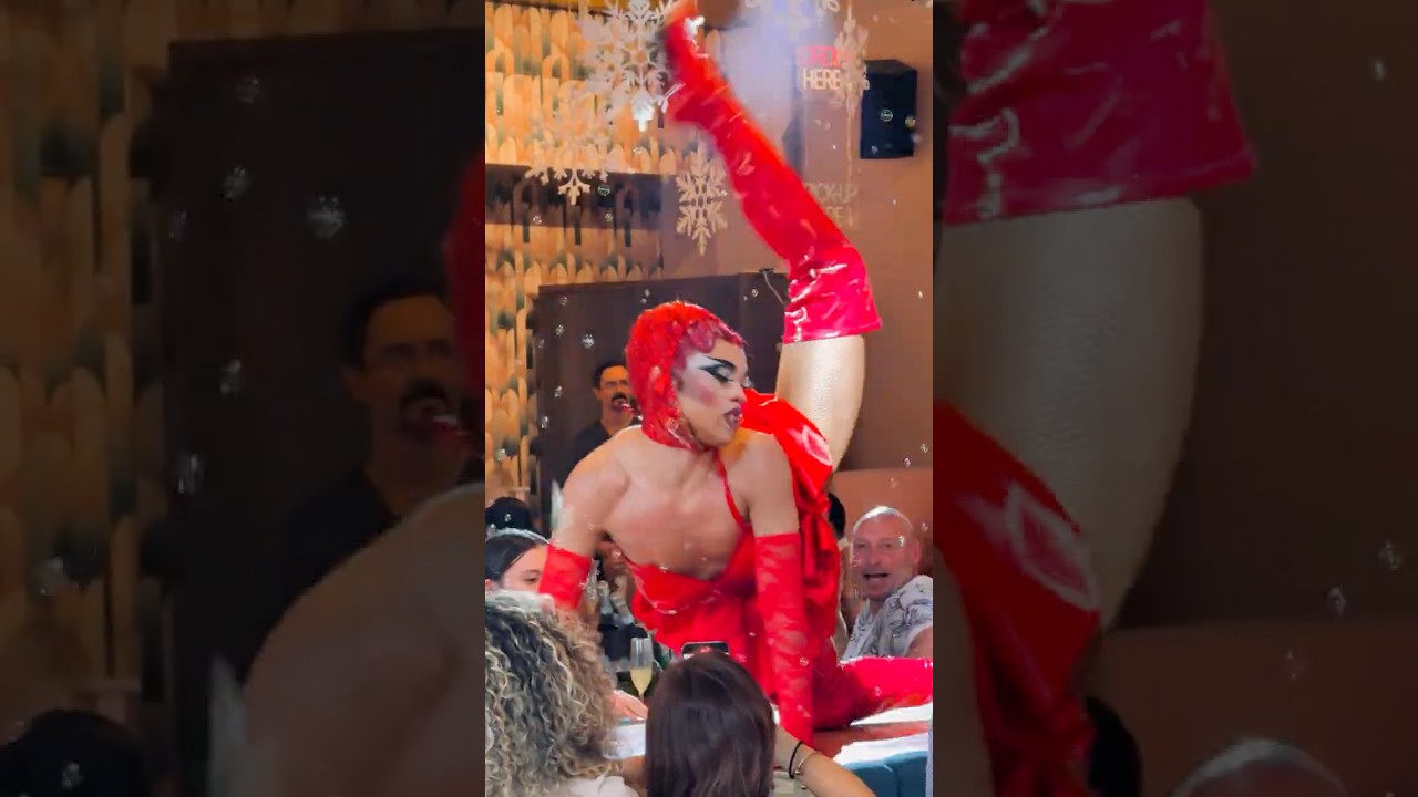 Juicy Love Dion from s18 of drag race giving 