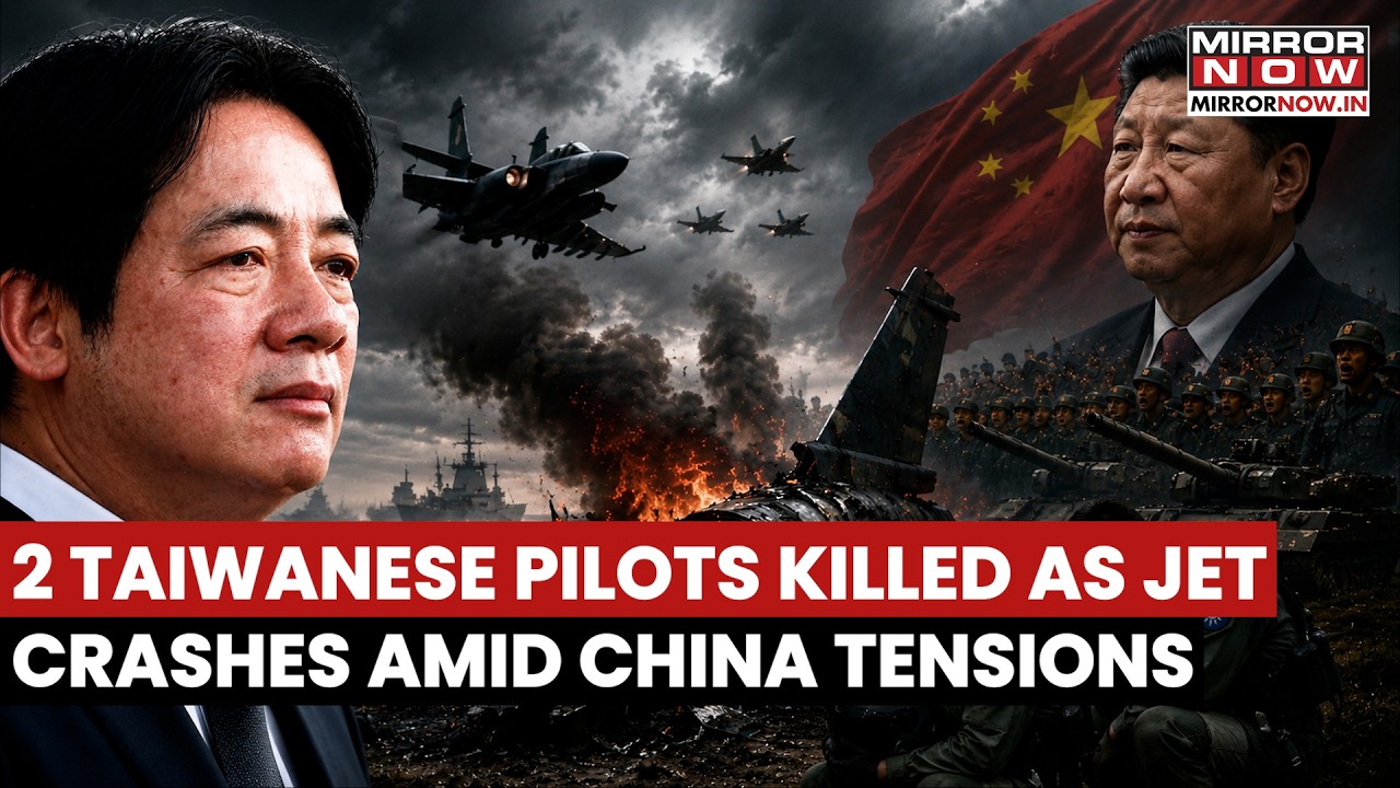 Two Taiwanese Pilots Killed In Training As Jet Crashes Amid Rising China Pressure | Watch