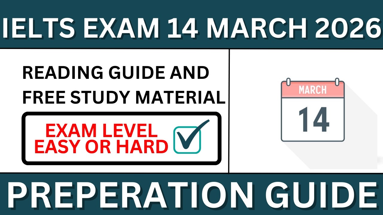 14 MARCH  2026 IELTS EXAM PREDICTION | MARCH IELTS EXAM | IELTS PREDICTION | IDP & BC