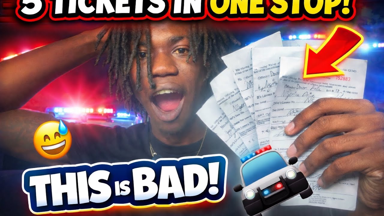 I GOT 5 TICKETS N BIRTHDAY CAR MEET OTW