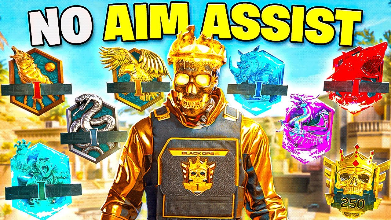 Top 250 with NO AIM ASSIST Vs Every Rank! (SHOCKING RESULTS)