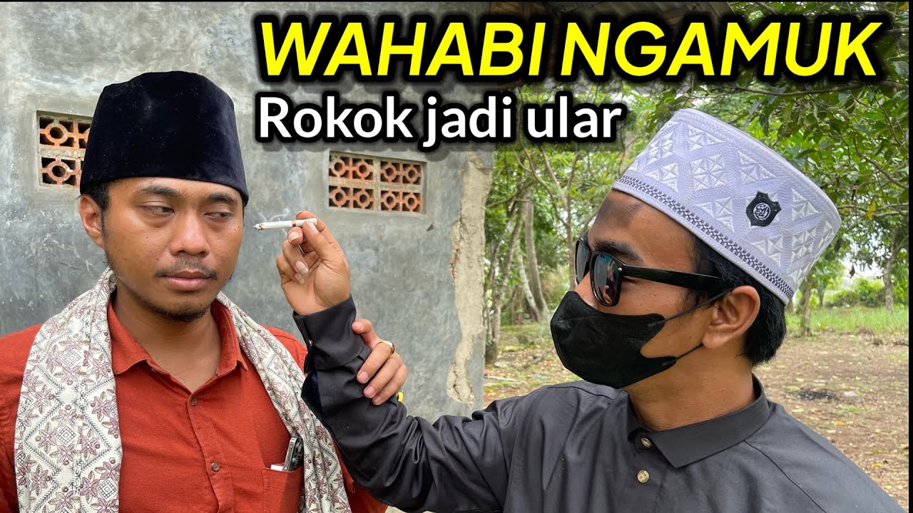 WAHABI MARAH BESAR HARAM ROKOK ZIARAH KUBUR  MAULID NABI KI MERCON NGAMUK ikan emas kuntilanak lilin