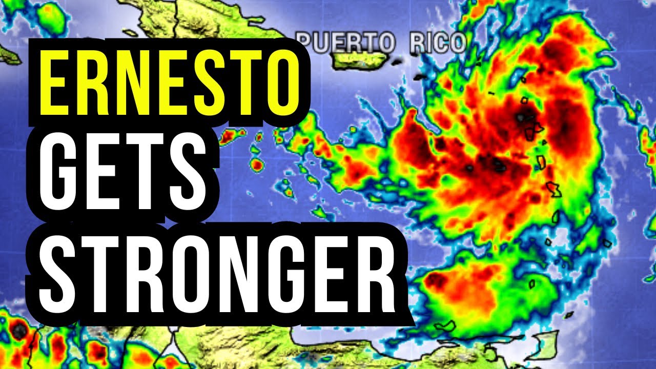 Ernesto will become a Hurricane...