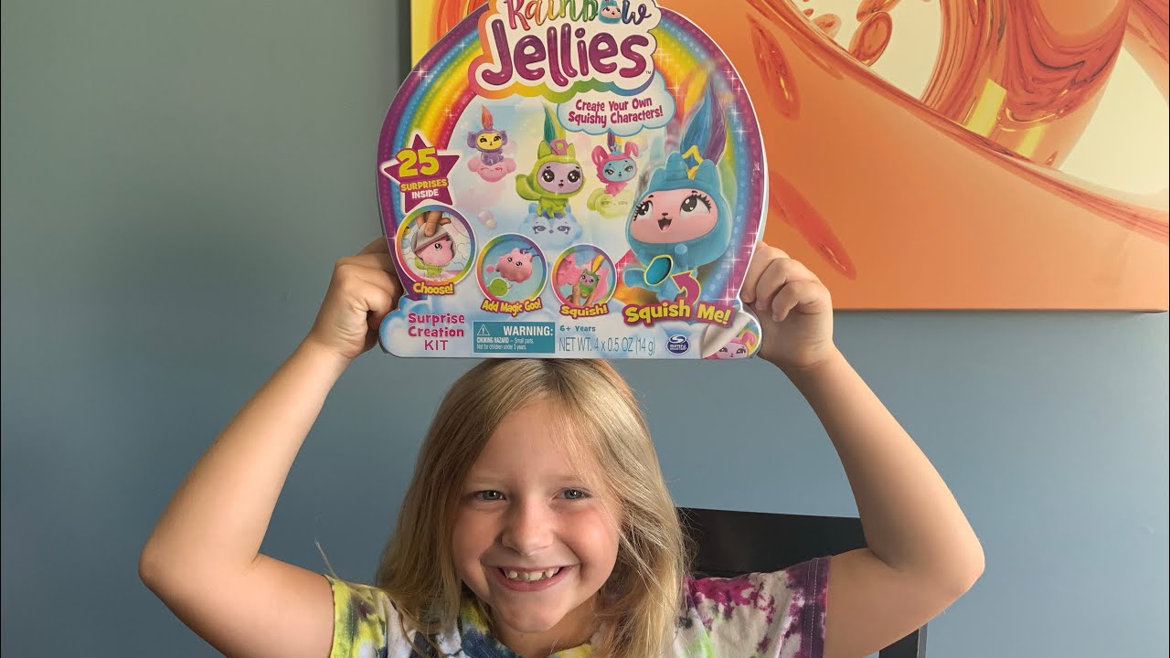 Rainbow Jellies Squishy Toy Review - Kids Review!!