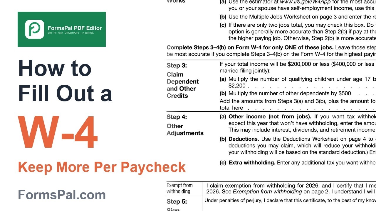 How to Fill Out a W-4 to Get More Money on Your Paycheck