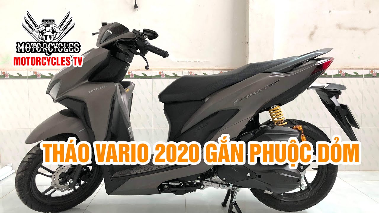 Video 293: Hướng Dẫn Tháo Dàn Áo Vario 2019 Gắn Phuộc Bình Dầu Lô | Motorcycle TV