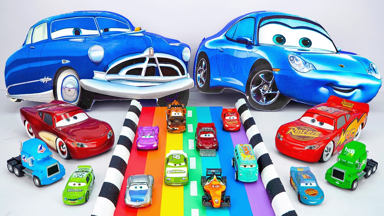 Disney Pixar Cars Unboxing Review | Lightning McQueen, Chick Hicks, Mack, Doc Hudson, Cruz Ramirez