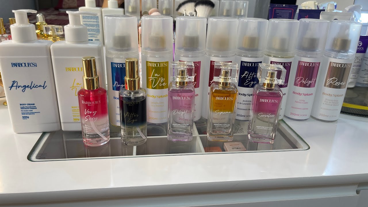 Meus produtos da Barbours' Beauty #bodysplashs  #perfumeimportado #fragrâncias #cuidadosdiario