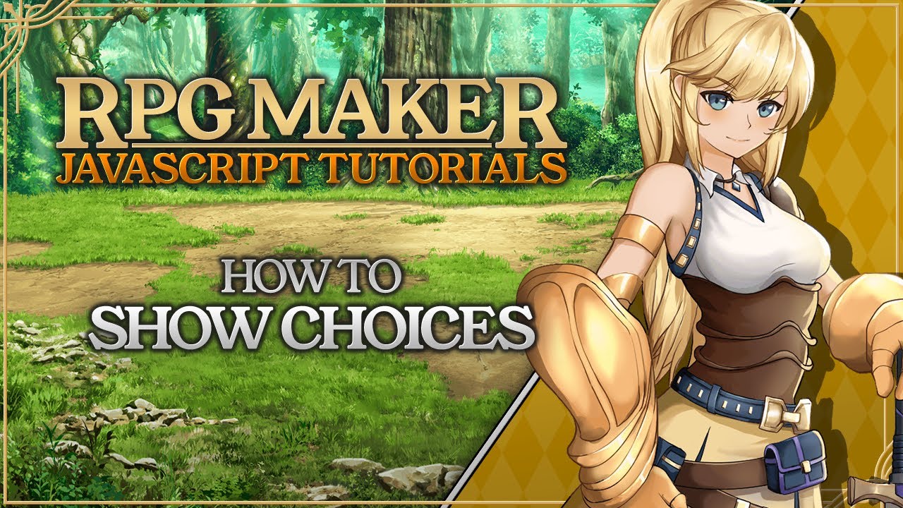 Показать варианты выбора с помощью JAVASCRIPT | Учебное пособие по RPG Maker MV и MZ #rpgmaker #j...