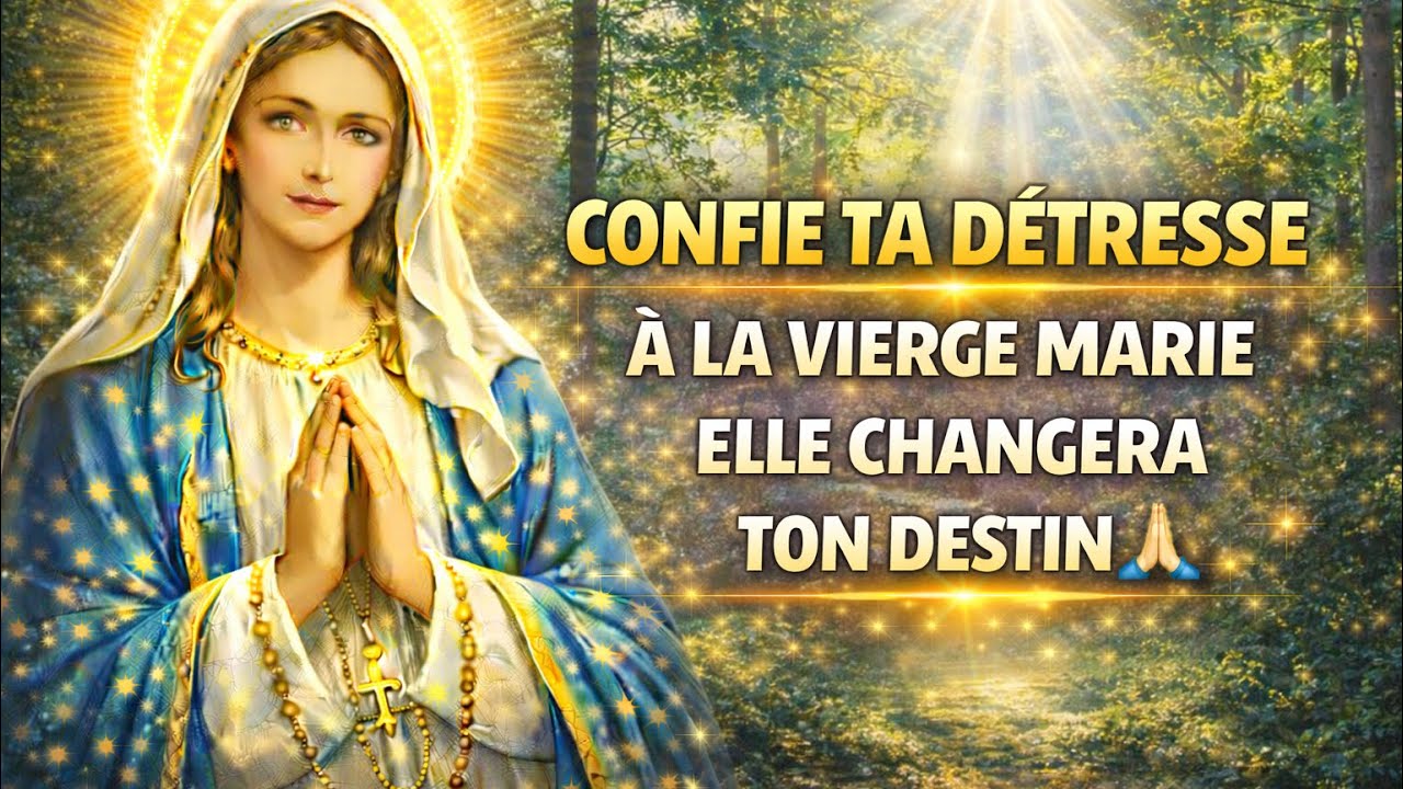 😭 PRIÈRE à la VIERGE MARIE dans la DÉTRESSE : ELLE NE T’ABANDONNE JAMAIS ! 💪