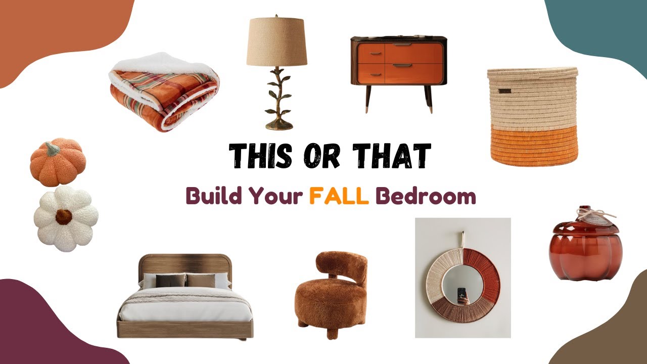 Build Your DREAM Fall Bedroom | THIS or THAT 🛏🍁🎃